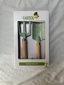 Garden Party Green Floral Tools Kit Home Tool Equipment Garden Tool 2 Piece Set - Picture 1 of 2
