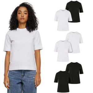 Urban Classics Femmes Classy Tee 2-Pack T-Shirt En Coton Basique Oversize - Picture 1 of 41