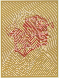 THOMAS BAYRLE - handsignierte und nummerierte Farblithographie, 1971 ! - Bild 1 von 1