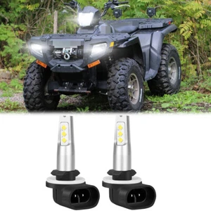 2 LED 881 for Polaris Sportsman 335 400L 1997 98 99 Low Beam Headlight Bulbs - Picture 1 of 12