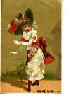 Savon de calcédoine Lady Art-Saxoline-Chicago-Illinois-Carte publicitaire vintage