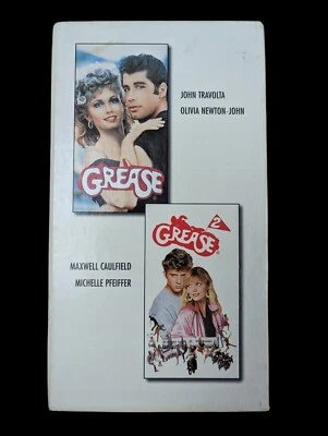 Grease/Grease 2 (VHS, 1996, 2-Tape Set) John Travolta - Olivia Newton John - Image 1 of 4
