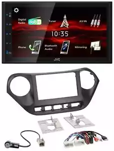 JVC USB Bluetooth MP3 DAB 2DIN Autoradio für Hyundai i10 ab 2013 AUX USB - Bild 1 von 9