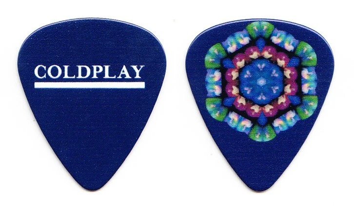 Coldplay A Head Full Of Dreams Kaleidoscope VIP Guitar Pick - 2016-2017 Tour - Image 1 of 1
