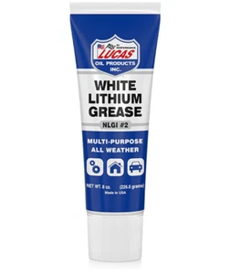 Lucas Oil White Lithium Grease, 8 oz tube (226.8 g) - Picture 1 of 2