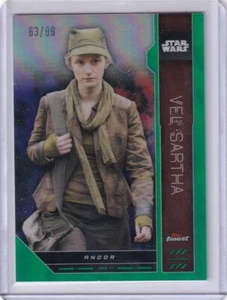 2023 Topps Finest Star Wars FN-12 Vel Sartha 63/99 Green - Picture 1 of 1
