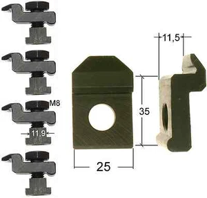 10265 GG-Tools Spannpratzen Spanneisen T-Nutsteine T-Nut-Mutter - Picture 1 of 1