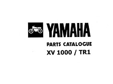 Produktbild - Yamaha XV 1000/TR1 (>1982) - Parts Catalogue