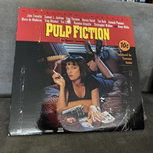 Pulp Fiction (1994) Laserdisc John Travolta Quentin Tarantino Mint Widescreen - Picture 1 of 2