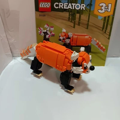 Lego Creator 3 In 1 Majestic Tiger 31129 Red Panda 95% Complete - Image 1 of 4