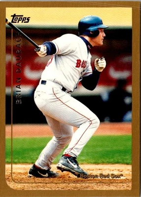 1999 Topps Traded & Rookies Brian Daubach #T105 Boston Red Sox Baseball Card - Image 1 of 2
