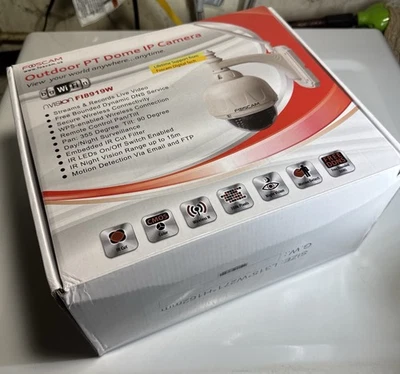 Cámara IP inalámbrica Foscam FI8919W exterior panorámica e inclinable blanca Foto 1 de 3