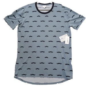 LulaRoe Hudson Large - Schnurrbärte - kurze Ärmel - Neu mit Etikett - Bild 1 von 7