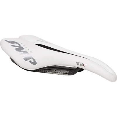 Sillín de bicicleta Selle SMP Vt20 C Carbon Rail blanco, 144 mm | Asiento de bicicleta Foto 1 de 4