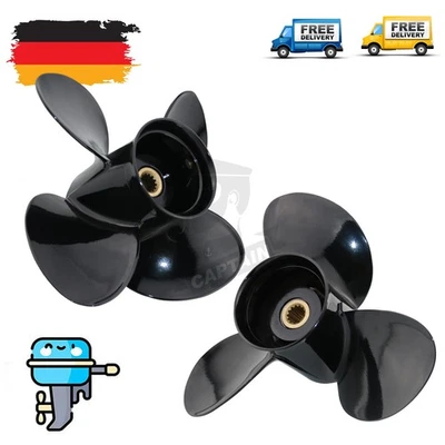 13 Zähne Boots Propeller für OMC EVINRUDE JOHNSON Motor 40-140 PS alle Größen - Bild 1 von 2