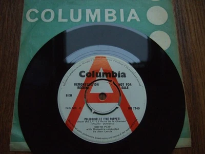 EDITH PIAF - POLICHIINELLE (THE PUPPET) - DEMO COLUMBIA DB 7149  IN CO.SLEEVE EX Foto 1 de 2