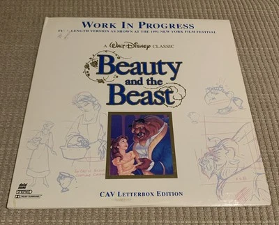 DISNEY Beauty and the Beast Work in Progress (Laserdisc) 2-Disc CAV WIDESCREEN - Image 1 of 4