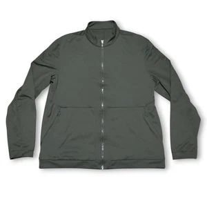Giacca Lululemon Uomo XXL Verde Divisione Full Zip Pista Atletica Palestra Corsa - Foto 1 di 7