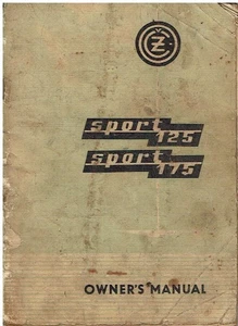 CZ SPORT 125 & SPORT 175 MANUALE ISTRUZIONI E MANUTENZIONE ORIGINALE 1971 PROPRIETARIO - Foto 1 di 1