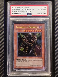 Invader Of Darkness *PSA 10* IOC-111 *Secret Rare* 2004 *Vintage* Yugioh - Picture 1 of 2