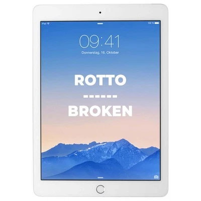 Ipad Air 2 A1567 64Gb Wifi Cellular Roto Para Repuestos Pantalla Marco Batería - Imagen 1 de 2
