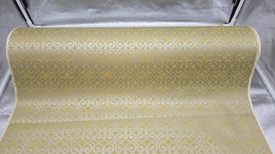 1960s Vintage WallPaper Roll Retro Colorful Gold & Silver LARGE ROLL - Image 1 of 4