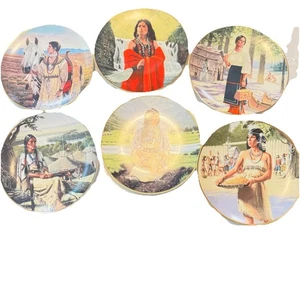 The Hamilton Collection Princesses of the Plains Plate Set Of 6 Numbered - Bild 1 von 15