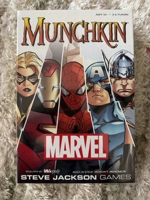Munchkin Marvel Juego de Cartas Steve Jackson USAopoly Nuevo Precintado 3-6 Jugadores Edades 10+ Foto 1 de 3
