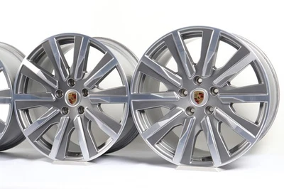 4x Original Porsche Taycan J1 + J1 II Alufelgen 20 Zoll Tequipment Design 45351 - Bild 1 von 4