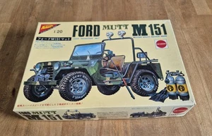 Nichimo Ford Mutt M 151 Jeep 1:20 Ungebaut Nr. 2029 Bausatz Vintage Kit - Bild 1 von 4