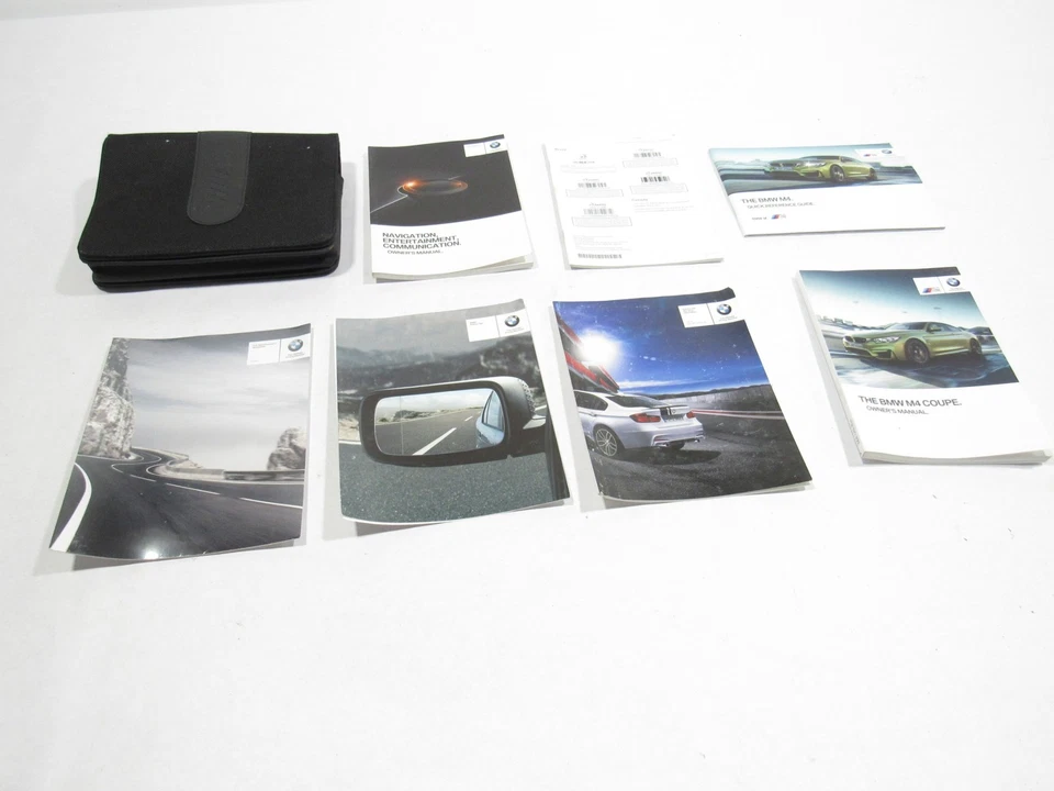 BMW M4 F82 2015 3.0L RWD Manual do Proprietário Informações Livro Estojo Conjunto 15-20; $7 - Imagem 1 de 4