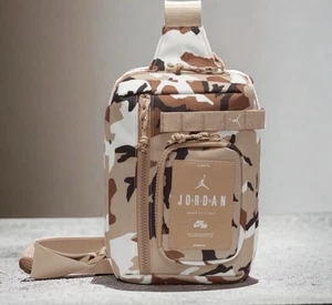 Jordan Hesi Crossbody Cross body Bag (3L) in Brown Camouflage Camo Rare NWT - Picture 1 of 5