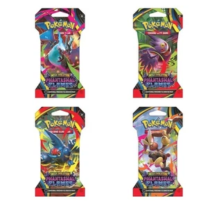 POKEMON TCG Mega Evolution Phantasmal Flames Blister Packs - Full Art Set of 4 - Bild 1 von 1