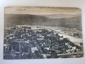 Postcard PA Siverly Pennsylvania Birds Eye View of Town c1910s #3 - Picture 1 of 3