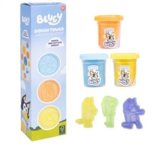 Bluey Dough Tower With Cutters Stackable Bluey Dough - Picture 1 of 1