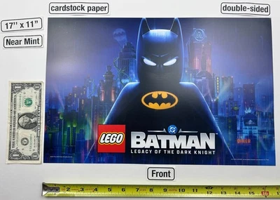 LEGO Batman Legacy of the Dark Knight 17 x 11 Poster 2025 NYCC DB - Image 1 of 4