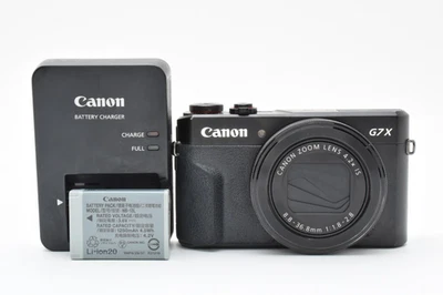 Canon PowerShot G7X Mark II Black Digital Camera English Language From Japan - Image 1 of 4