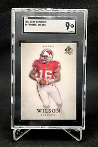 2012 Upper Deck SP Authentic Russell Wilson #87 SGC 9 MINT Rookie RC