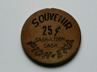 Saskatoon SK CANADA (1959) PION-ERA Wooden Nickel 25¢ Souvenir Trade Token