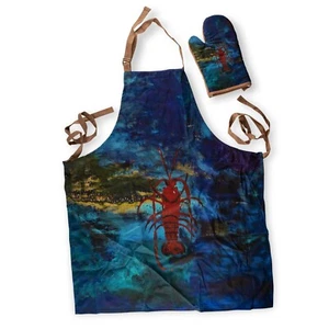 Fackelmann Kochschürze mit Handschuh größenverstellbar Hummer Design - Bild 1 von 7