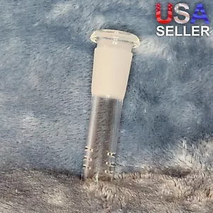 3 Zoll 3 Zoll Downstem Klarglas 14 mm männliche Schale Tabak Wasserpfeife Stück - Bild 1 von 8