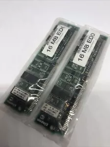 32MB EDO (2pcs of 16mb) 60NS SIMM 72-PIN 5V 2X32 for IBM PC or MAC Macintosh - Picture 1 of 7