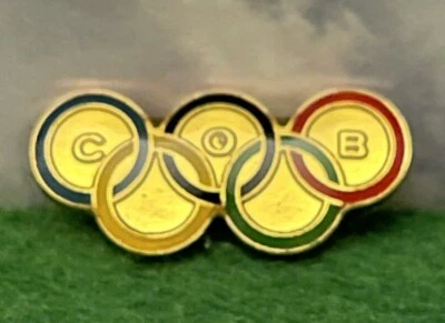 1980s BRAZIL OLYMPIC NOC PIN GENERIC MADE BY GCI - Image 1 of 3