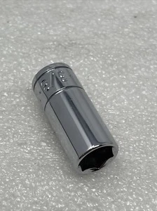 3/8” SK Tools 1/4" Drive, 6 Point, Semi-Deep SAE Chrome Socket, USA, 41872 - Bild 1 von 7
