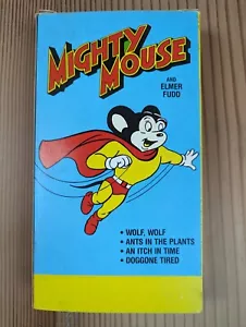 Mighty Mouse And Elmer Fudd VHS - Wolf Wolf, Doggone Tired, An Itch In Time - Picture 1 of 3
