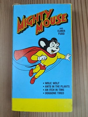 Mighty Mouse And Elmer Fudd VHS - Wolf Wolf, Doggone Tired, An Itch In Time - Image 1 of 3