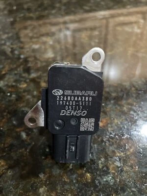 Subaru Outback Impreza MAF 2008-2015 sensor 197400-5111 DENSO 22680AA380 OEM Foto 1 de 4