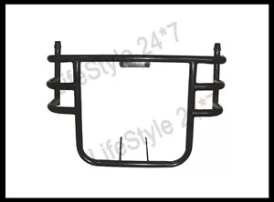 Royal Enfield Black Wrap Around Front Crash Bars Engine Guard - Picture 1 of 4