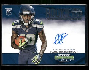 Paul Richardson 2014 Conteners Rookie of the Year Contenders Auto - Picture 1 of 2