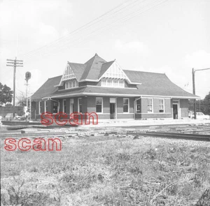 4D162 NEG/RP 1973 CHICAGO & EASTERN ILLINOIS TP&W RAILROAD DEPOT WATSEKA IL - Picture 1 of 1